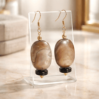 Large Abalone Earrings