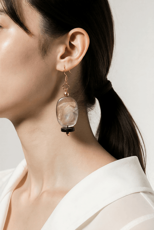 Large Abalone Earrings | Mamabug ReCreations - Artisan Jewelry