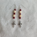 Silver Crucifix Cross Earrings | Mamabug ReCreations - Artisan Jewelry
