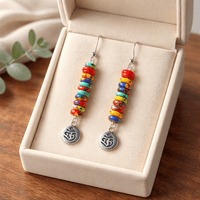 Kumasi Om Earrings