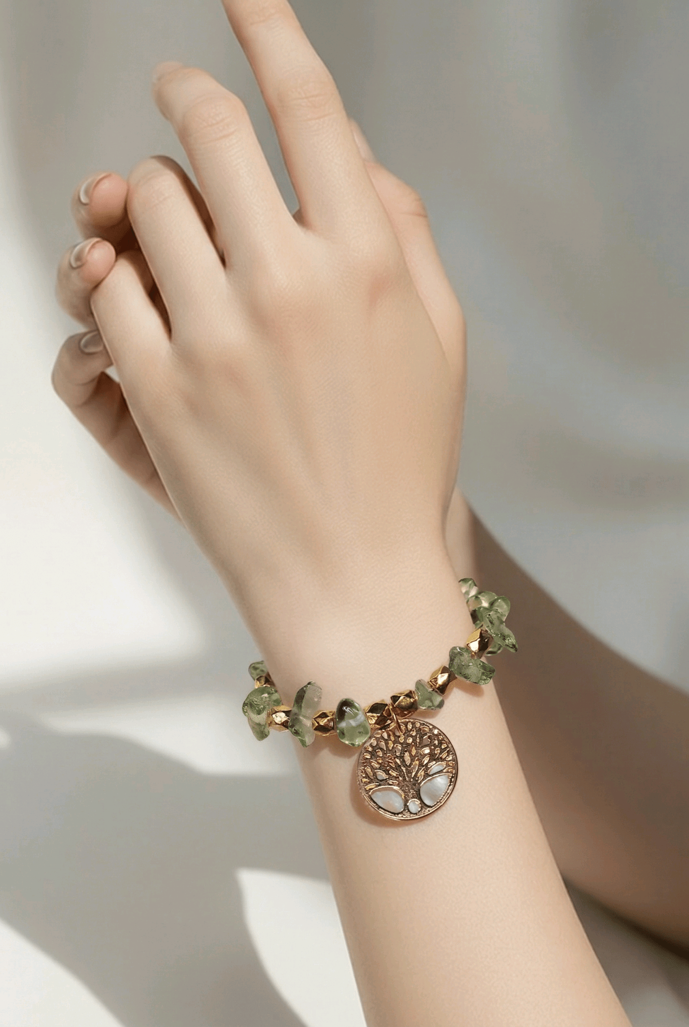 Gold Tree of Life Charm Bracelet (MW)