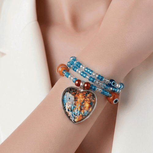 Love in the Woods Bracelet - Sky Style (MW) | Mamabug ReCreations - Artisan Jewelry