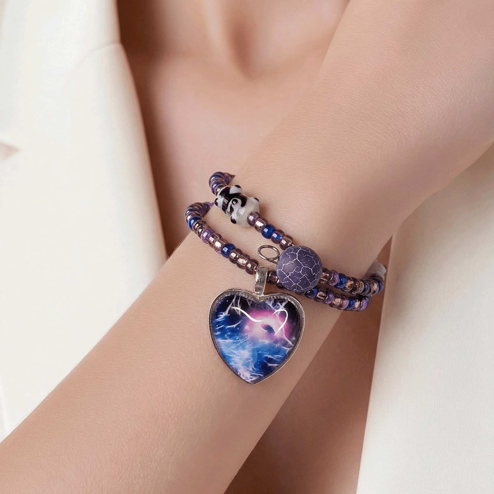 Electric Seas Bracelet - Metallic Purple (MW)