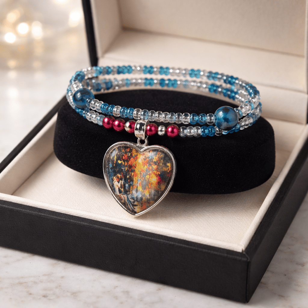 Kissing Couple in the Sky Bracelet (MW)