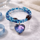 Blue Electric Seas Bracelet (MW) | Mamabug ReCreations - Artisan Jewelry