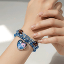 Blue Electric Seas Bracelet (MW) | Mamabug ReCreations - Artisan Jewelry
