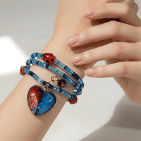 Dancing Couple in Midnight Skies Bracelet (MW)