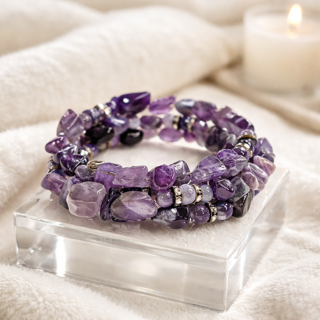 Amethyst Nugget Bracelet (MW)