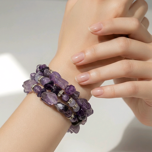 Amethyst Nugget Bracelet (MW)