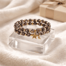 Black Stars Bracelet (MW) | Mamabug ReCreations - Artisan Jewelry