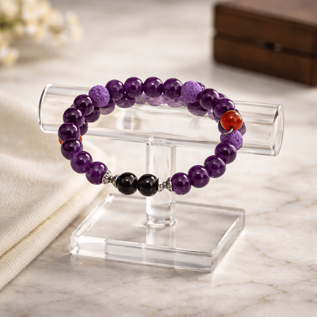 Crown Chakra Bracelet with Amethyst (MW)