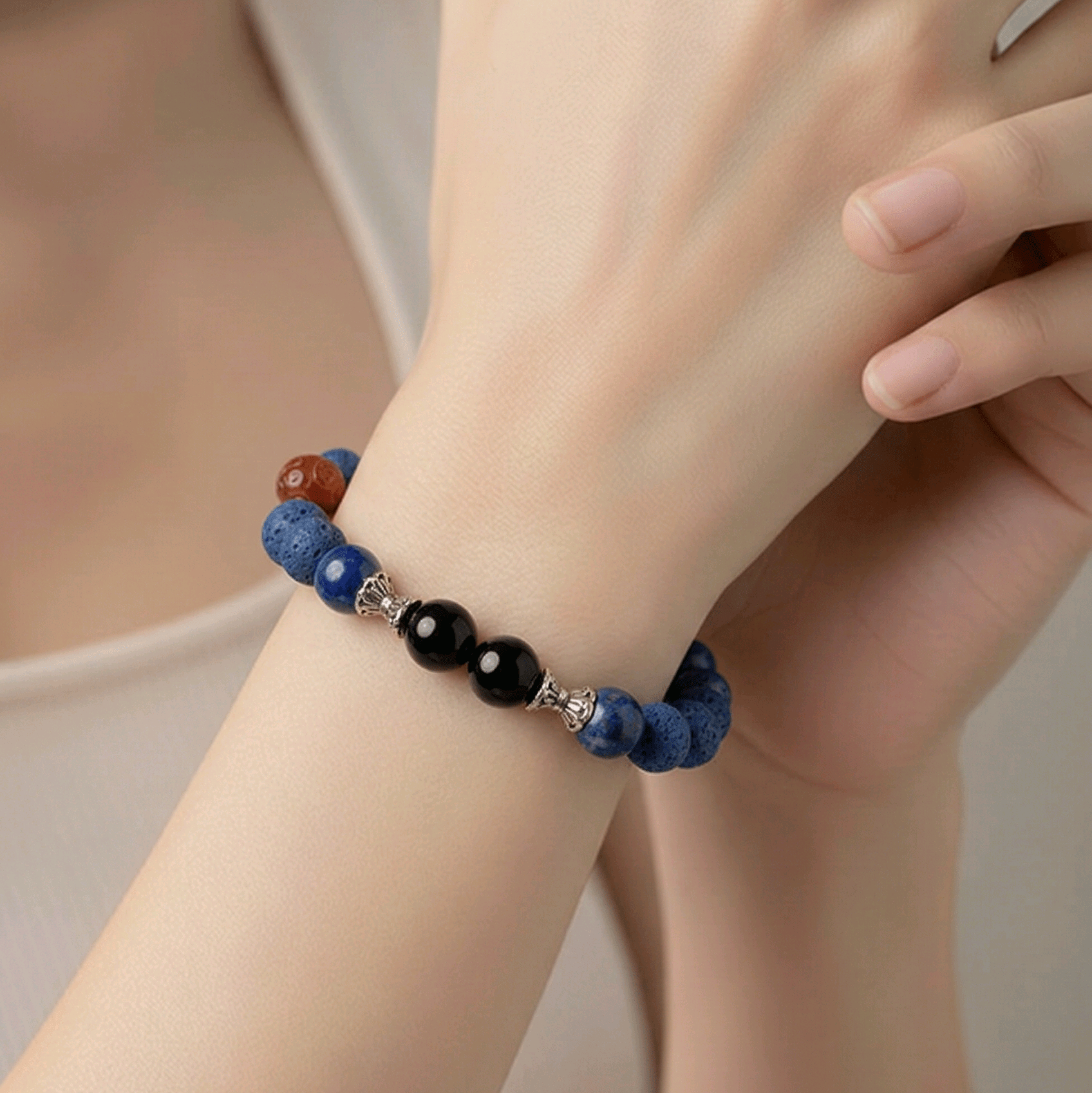 Third Eye Chakra Bracelet (MW) | Mamabug ReCreations - Artisan Jewelry