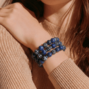 Gypsy Beaded Bracelet - Dark Blue Edition (MW) | Mamabug ReCreations - Artisan Jewelry
