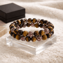 Gypsy Beaded Bracelet - Tigers Eye Edition (MW) | Mamabug ReCreations - Artisan Jewelry