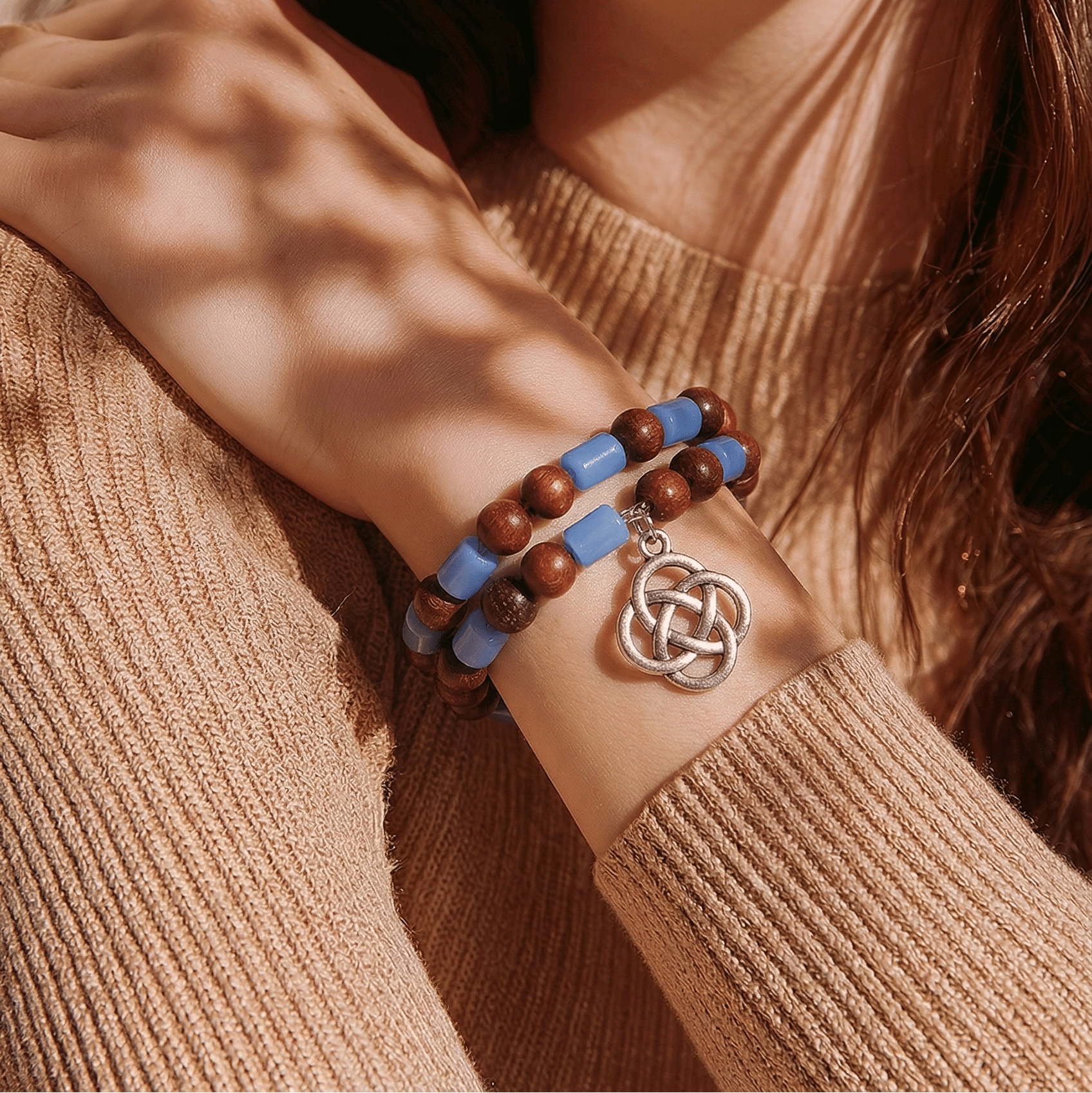 Silver Celtic Charm Bracelet (MW)