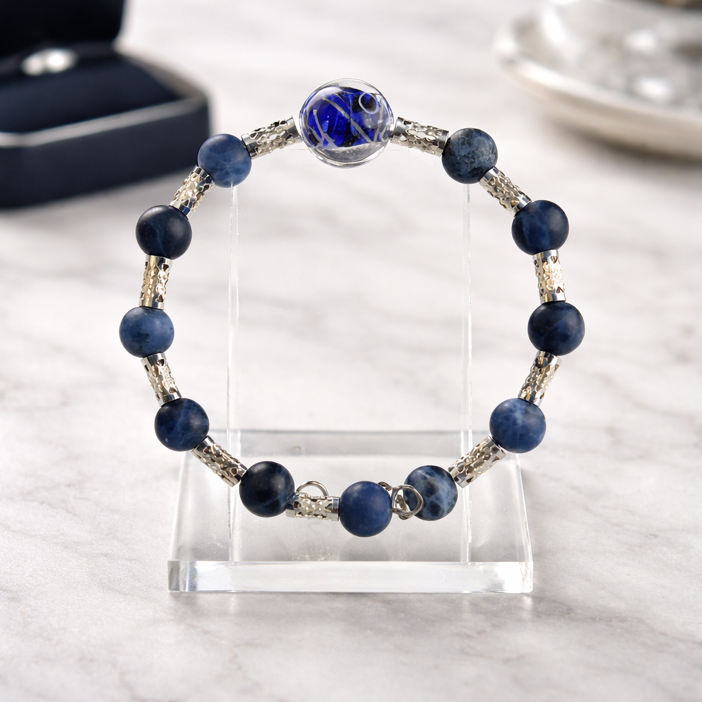 Blue and Silver Bracelet (MW)