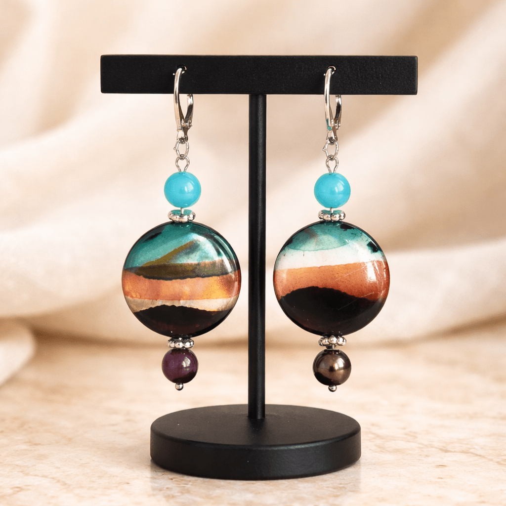 Water Colored Earrings