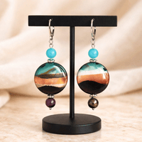 Water Colored Earrings