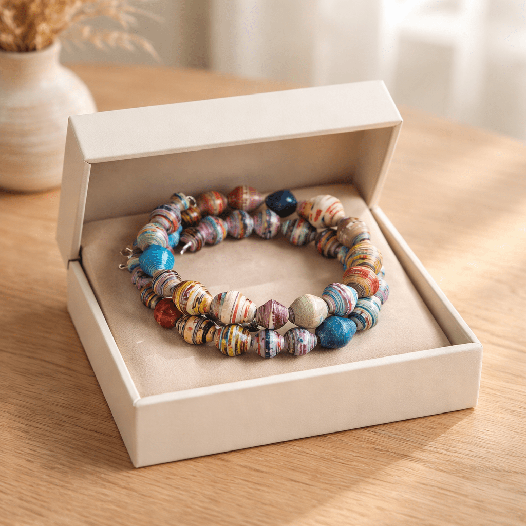 Recycled Bracelet - Bicone Edition (MW)