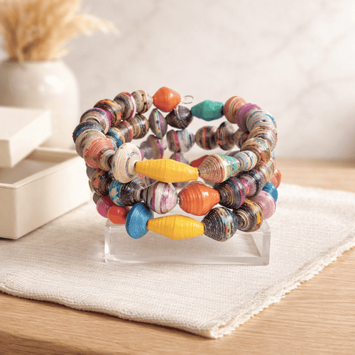 Recycled Bracelet - 3 Loop Edition (MW) | Mamabug ReCreations - Artisan Jewelry