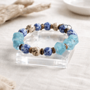 Recycled Bracelet - Glass and Seeds Edition (MW) | Mamabug ReCreations - Artisan Jewelry