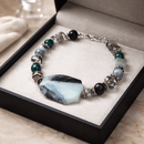 Large Agate Stone Bracelet (W) | Mamabug ReCreations - Artisan Jewelry