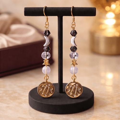 Celestial Earrings | Mamabug ReCreations - Artisan Jewelry