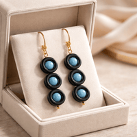 Three Moons Earrings
