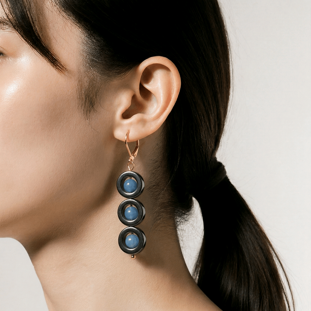 Three Moons Earrings
