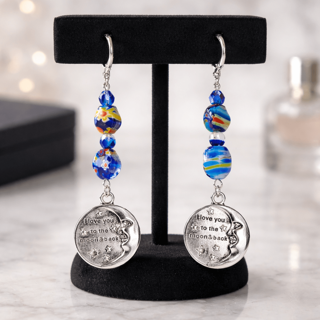 Love You to the Moon and Back Earrings