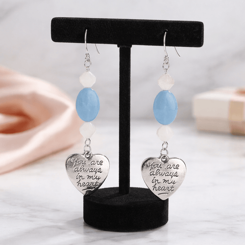 You Are Always In My Heart Earrings | Mamabug ReCreations - Artisan Jewelry