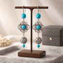 Silver and Turquoise Earrings | Mamabug ReCreations - Artisan Jewelry