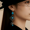 Silver and Turquoise Earrings | Mamabug ReCreations - Artisan Jewelry