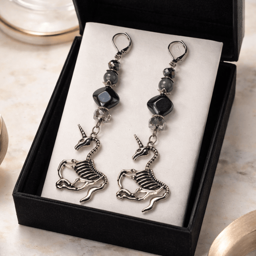 Dark Side of Fantasy Earrings | Mamabug ReCreations - Artisan Jewelry