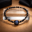 Jet Black Crystal Bracelet (MW) | Mamabug ReCreations - Artisan Jewelry