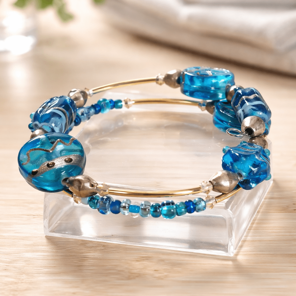 Blue and Gold Bracelet (MW)