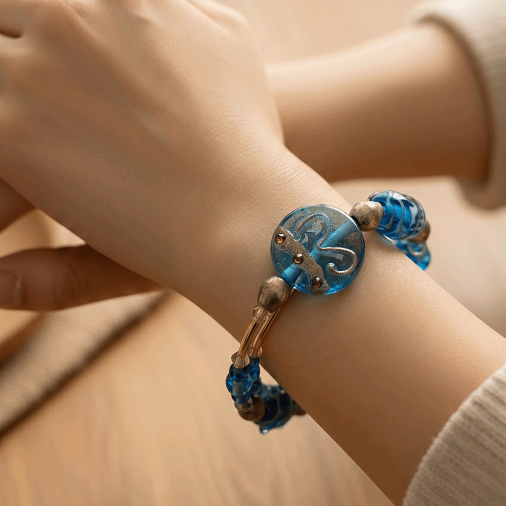Blue and Gold Bracelet (MW)