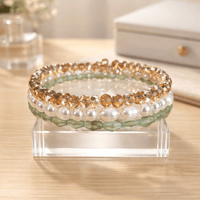 Crystal and Pearl Bracelet (MW)