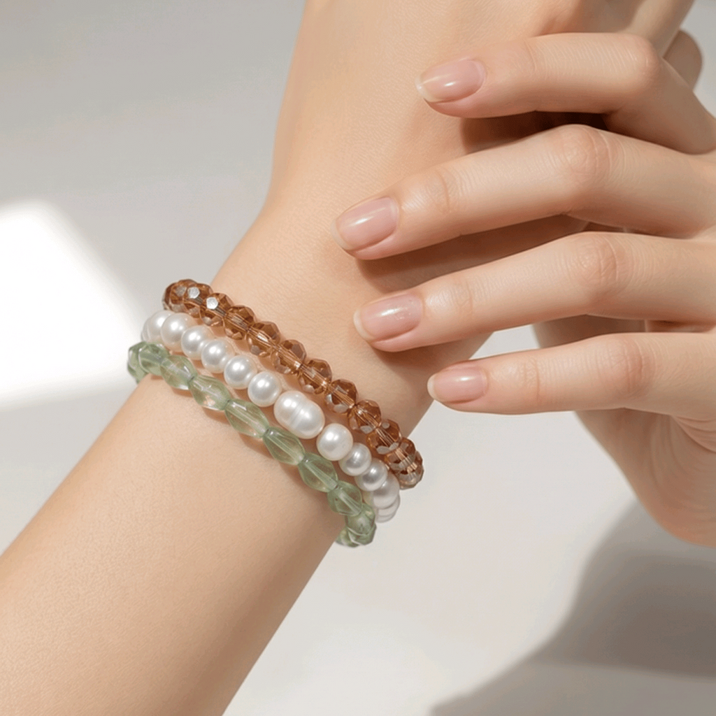 Crystal and Pearl Bracelet (MW)