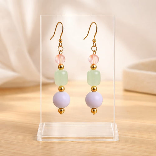 Soft Pastel Earrings | Mamabug ReCreations - Artisan Jewelry