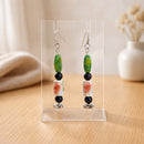 Orange Floral Earrings | Mamabug ReCreations - Artisan Jewelry