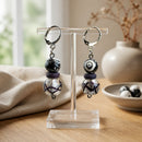 Black and White Earrings | Mamabug ReCreations - Artisan Jewelry