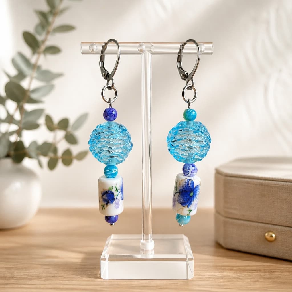 Bees in Summer Earrings