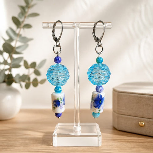Bees in Summer Earrings | Mamabug ReCreations - Artisan Jewelry