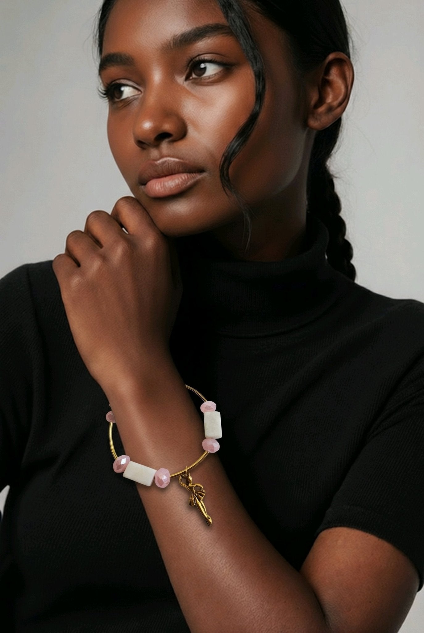 Ballet Slipper Pink Bracelet (MW) | Mamabug ReCreations