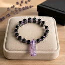 Amethyst Stone Bracelet with Hemalyke (MW) | Mamabug ReCreations