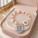 You Are My Sunshine Flower Bracelet (MW) | Mamabug ReCreations - Artisan Jewelry