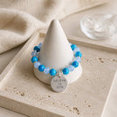 Believe in Love in Blue Bracelet (MW) | Mamabug ReCreations - Artisan Jewelry
