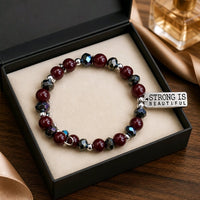 Strong is Beautiful in Red Brilliance Bracelet (MW)