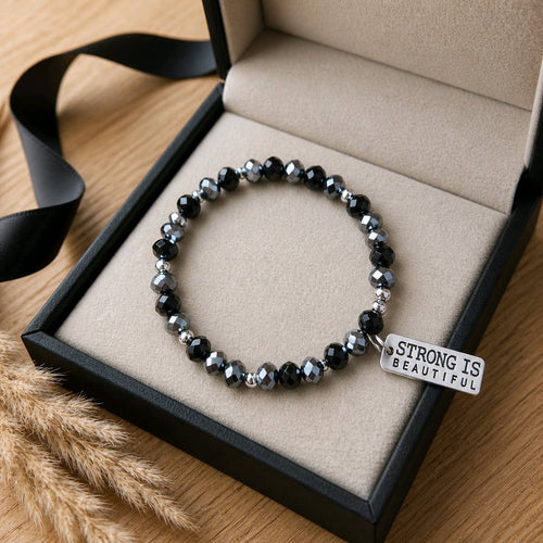 Strong is Beautiful in Brilliance Bracelet (MW) | Mamabug ReCreations - Artisan Jewelry